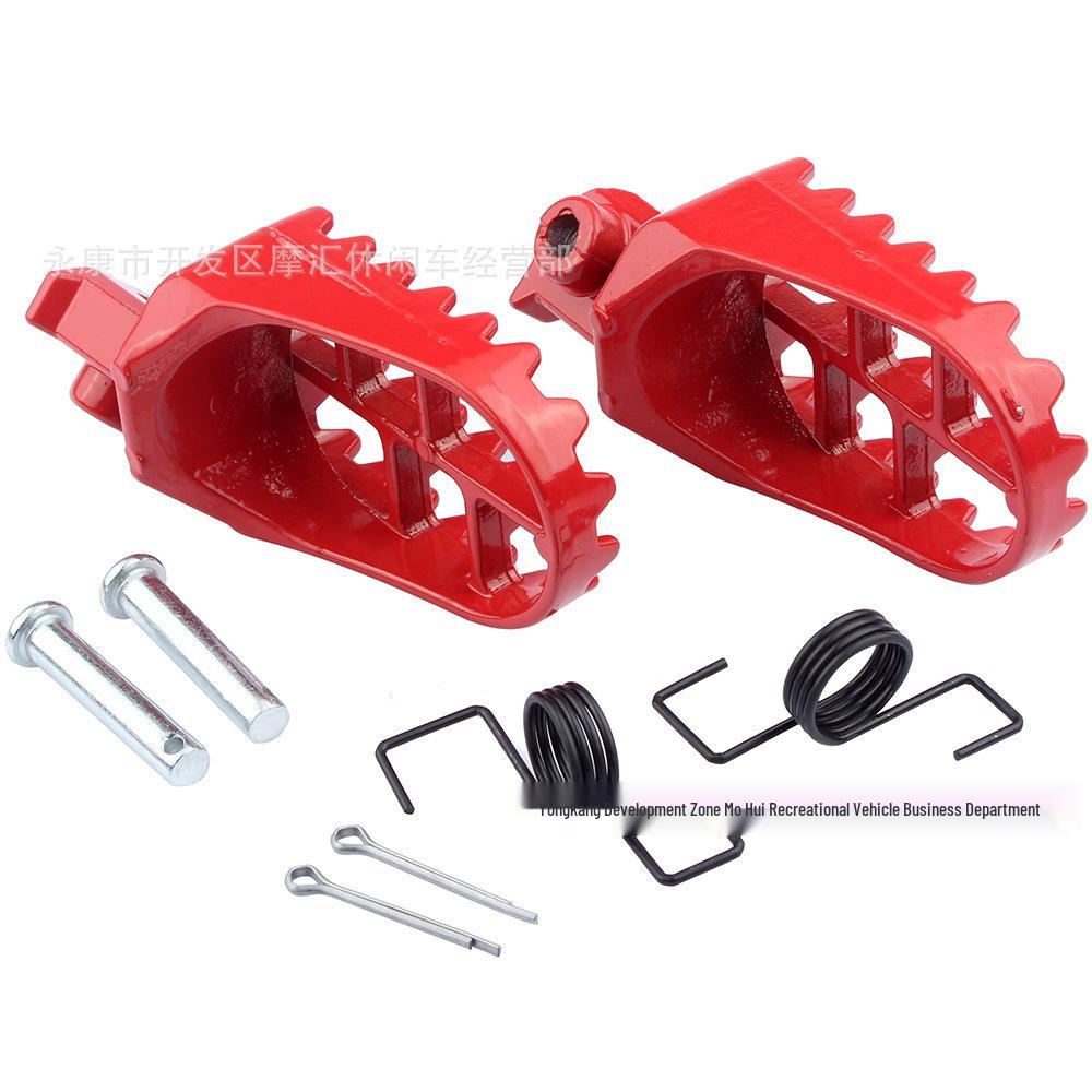Red Off-Road Footpegs for Yamaha PW50/80 TW200