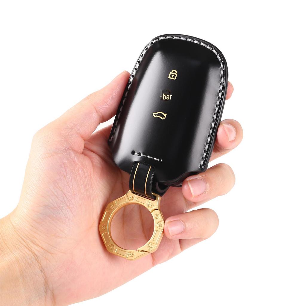 2024 Genuine Leather Key Cover for Toyota Highlander & Asia Dragon with Premium Gift Box