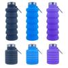 New Portable Silicone Water Bottle Retractable Folding Coffee Bottle Cups E Outdoor Travel Tools Collapsible Sport Bottles