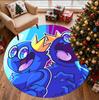 Game Rainbow Friends Pattern Round Rug, Indoor/Outdoor Mat, for Picnic, Gameroom, Bedroom, Office, Living Room, Home Decor Carpet, Birthday Gift