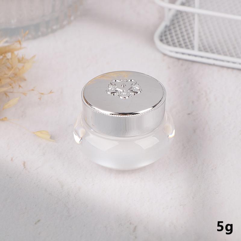 5/10/20G Empty Cream Jars Refillable Bottles Travel Cream Jars Makeup Containers Light Luxury Skincare Tools