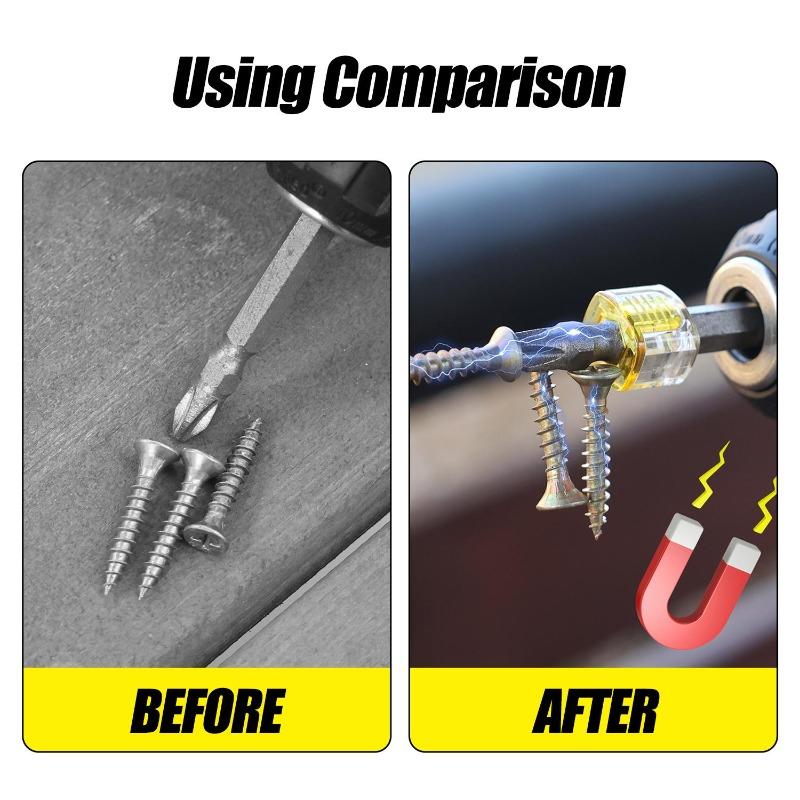 Powerful Magnetic Ring Strong Magnet Screw Rings Holder For Electric Screwdriver Drill Bits Magnetizer Screwdriver Accessories