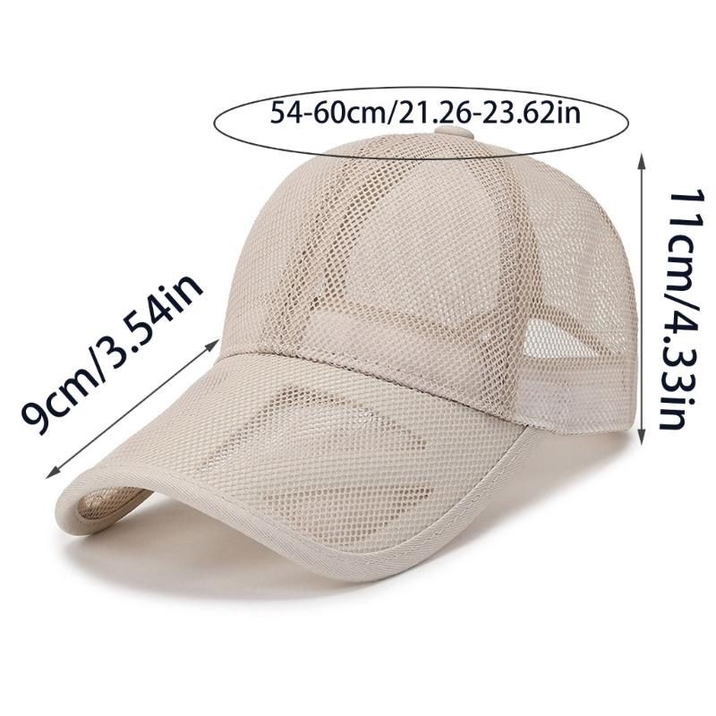 Adult Unisex Baseball Hat Sport Quick Drying Sun Hat Breathable Mesh Hat Outdoor Camping Mountain Climbing Visor Hat