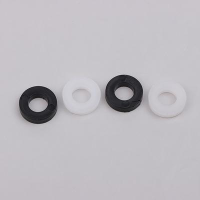 100 Stück Nylon Unterlegscheibe für Trommelschraube Trommel Böckchen Weiß Schwarz Farbe Nylon Flache Unterlegscheibe Dicke Schweres Produkt