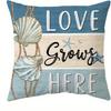 Nautical Shell - inspired Pillow CoversLiving room sofa cushion cover, soft and comfortable, bedroom room decoration