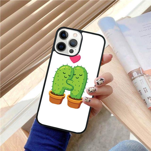 Umarmungs-Kaktus Sommer Hülle Schale Für iPhone 17 Air 15 16 14 13 12 Pro Max 11 Pro Max Plus Handyhülle Abdeckung