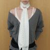 LOVE ME MONSTER Dot Satin Long Scarf_2COL (L253MSF010)