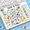 Look-and-Find Fun Game for Toddlers: Observation and Concentration Doodle and Coloring Book