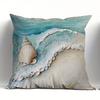 Beach Wave & Shells Pillow CoverSuitable for Sofa Car Bedroom Decorative Cushion Cover Pillow Cover