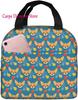 Unisex Food Warmer Bag Chihuahua Dog Lunch Bag Reusable Lunch Box Lunch Cooler Tote