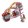 Guitar Potentiometer Kit Jazz Bass Wiring Harness 1 Volume 2 Tone Instrument Accessories A250K B250K with Jack