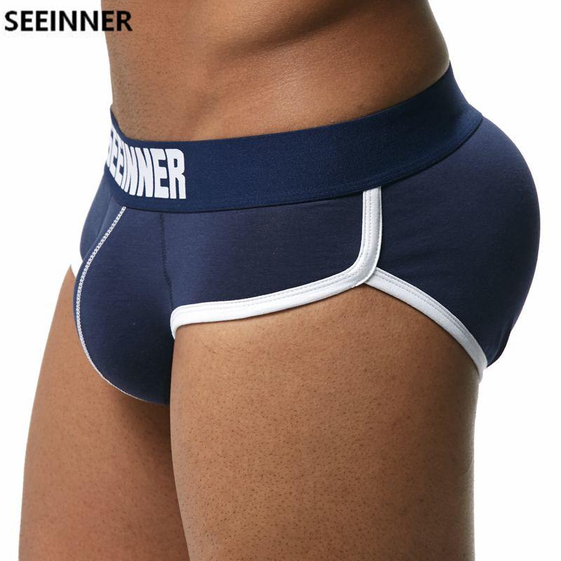 Ropa interior para pene de marca, calzoncillos que realzan el