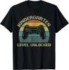 Kindergarten Level Freigeschaltet Kleidung Zurück zur Schule Gamer Junge Geschenk Unisex T-Shirt