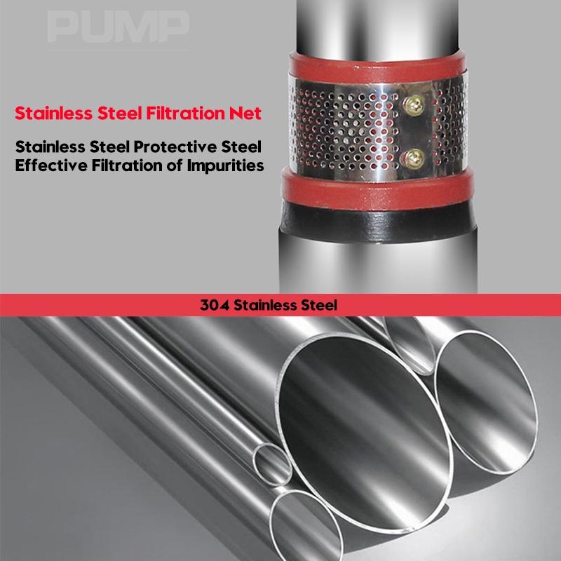 DC 48V/60V 500W Lift 50m Garden Home Deep DC Well Water Pump Submersible Pump Alternative Energy Solar Powered Submersible Pump