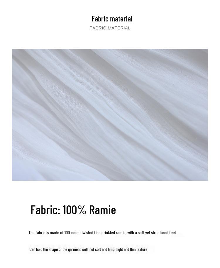 Lightweight Retro Linen Flowy Long Skirt with Elastic Waist