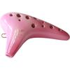 NIGHT Shirabe Series Ocarina Soprano F Key S-SFP Nadeshiko Pink