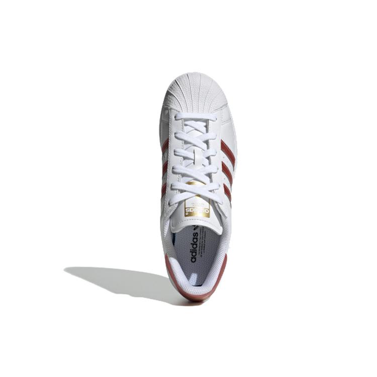 adidas Originals Superstar 'Bianco Rosso' Donna FU9308