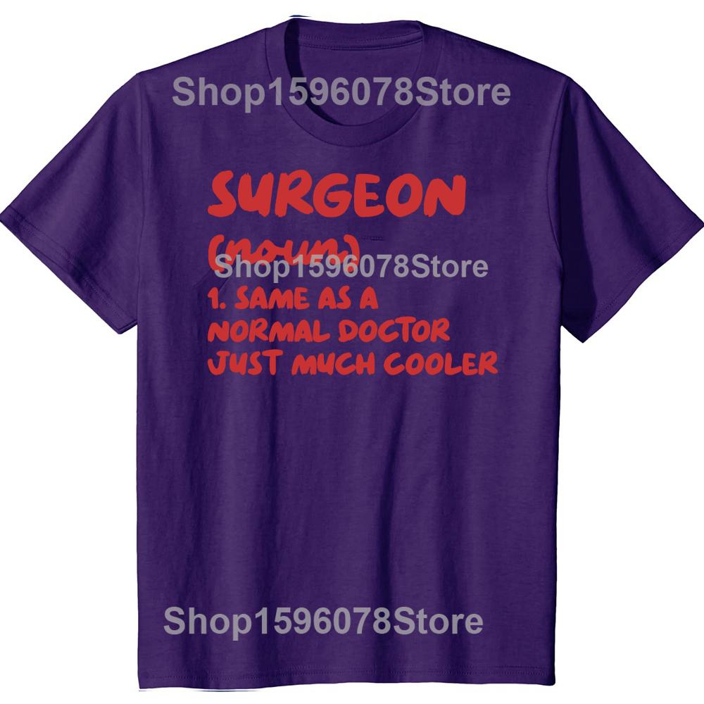 Surgeon Definition Surgery Doctor TShirt Men Women Clothing Fashion T Shirts Cotton Short Sleeve Oversized Loose Tshirt Tops