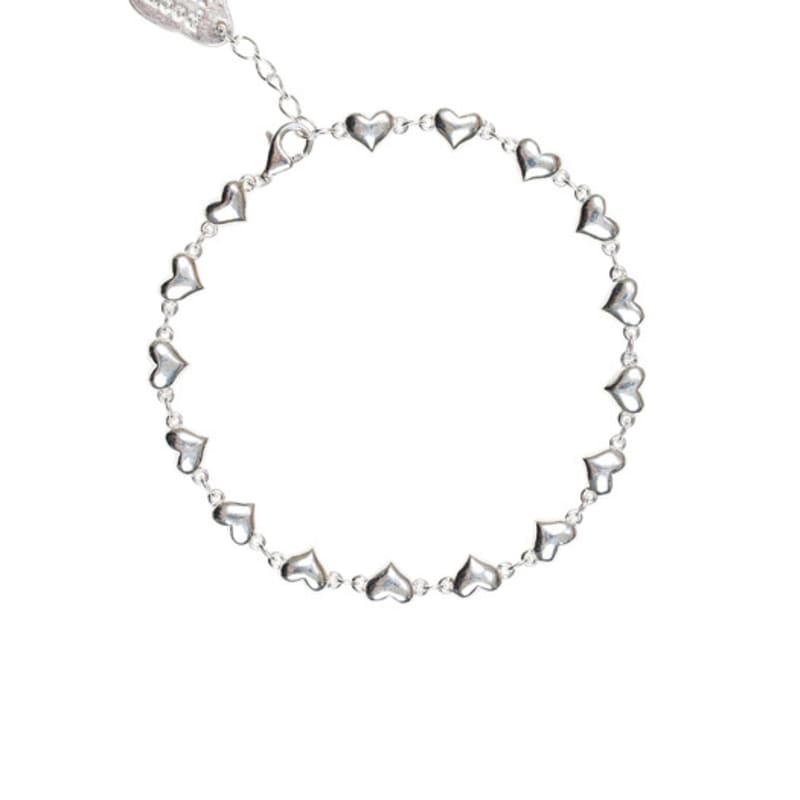 LAYERMOOD [PEARL&DRAPE] Silver925 Mini Heart BR