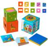 Stack Boxes Thinking Board Game Clearance Toys Sensory Logic Society Brain Game Intellectual Montessori Education Children Toys