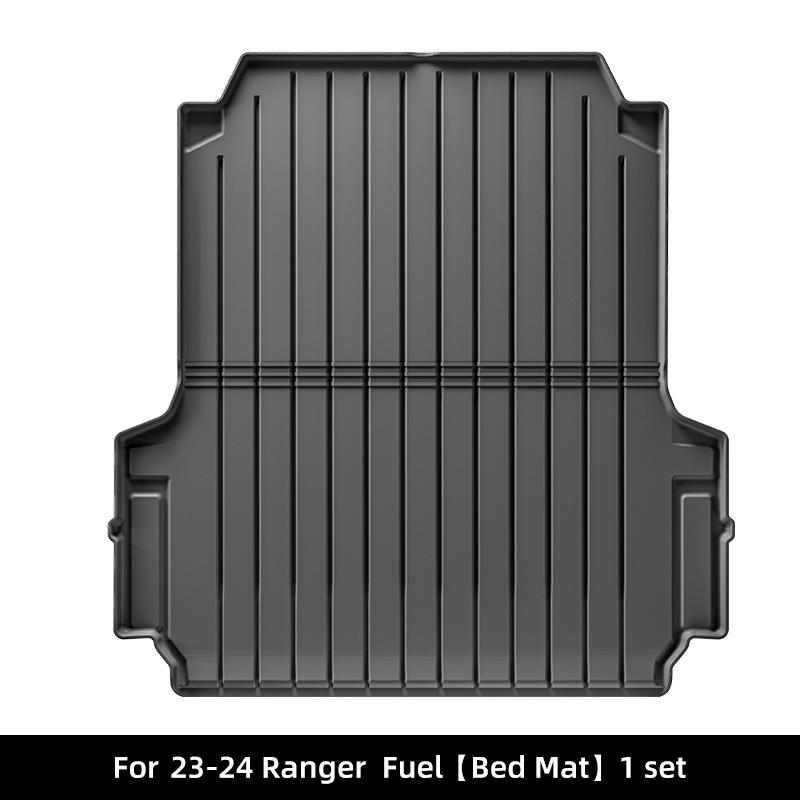 19-25 Ford Ranger Floor Mats for LHD/RHD, TPE Truck Bed Mats