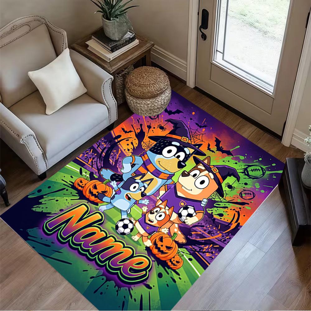 Christmas Sports Celebration Personalized Text Carpet Perfect for Foyer Study room Bedrooms Dining Room Antislip Carpet Decorate Offices