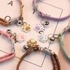 Adjustable Cat Collar Safety Buckle Cat Pendant Necklace Cute Fashionable Neck Straps  Puppy