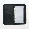 MUJI Polyester Passport Case with Clear X 13 X OHCA3A2S Pocket, Black, Approx. 23.5 2.5 Cm,
