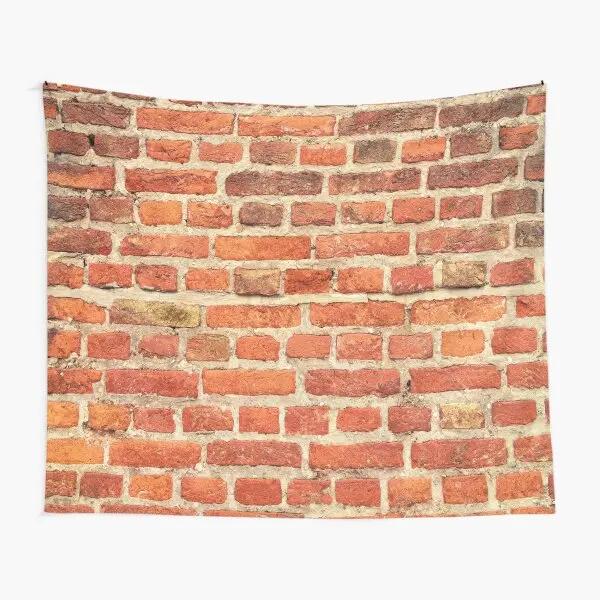Brick Wall Tapestry Worn Out Brick Wall Design Vintage Architecture Pattern Tapestry Wall Hanging Home Living Room Dorm Decor