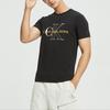 Calvin Klein Printed Crew Neck Short Sleeve T-Shirt Men Tops Black J320568-BEH