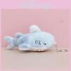 Adorable Rainbow Shark Plush Toy Keychain Cute Bag Charm And Stuffed Doll