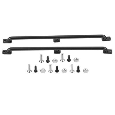 Upgrade Accessory Body Shell Left  Right Metal Handrail for 110 Scale RC Crawler Car (155mm)