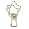 100Pcs Star   Clips Hollow Out Cartoon   Strong Clamping Sturdy Small Paper Clips for Documents Clothes Papers