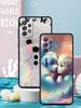 Cute Little Dog Phone Case for Samsung Galaxy A55 A35 A17 A07 A15 A13 A25 A51 A71 A72 A73 A32 A52 A52S A41 5G Soft TPU Shell Bag