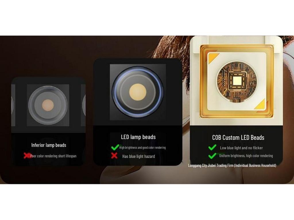 Hair Fill & Background Atmosphere Light for Photo Sessions & Jewelry Displays