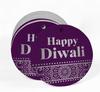Inkdotpot 100 Pack Happy Diwali Favor Paper Tag Craft Real Gold Foil Hang