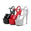 Farbe Pole Dance Schuhe Stripper High Heels Frauen Sexy Show Schuhe Sandalen Party Club 16CM Plattform Schuhe mit hohen absätzen Hochzeit
