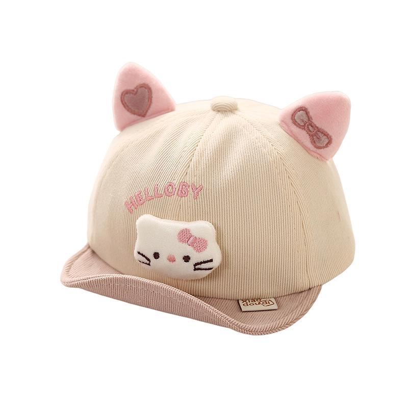 Stylish Baby Autumn Baseball Cap with Adjustable Brim for Boys and Girls