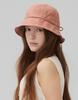 Hwaiteusaenjeu Linen Popular Round Bucket Hat Kediri (5 Colors)