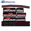 Com Conjunto de Adesivos Red Rams Decal 3906 para Mercruiser O Mais Completo Vermelho Alpha One Gen One 37-13682A90 13682A90