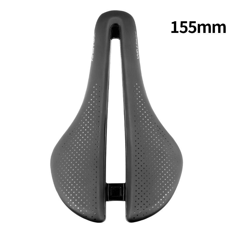 

Подушка сиденья велосипеда гоночная дышащая седло для шоссейного велосипеда комфорт горный велосипед полая подушка сиденья велосипедная езда 155MM чёрный
