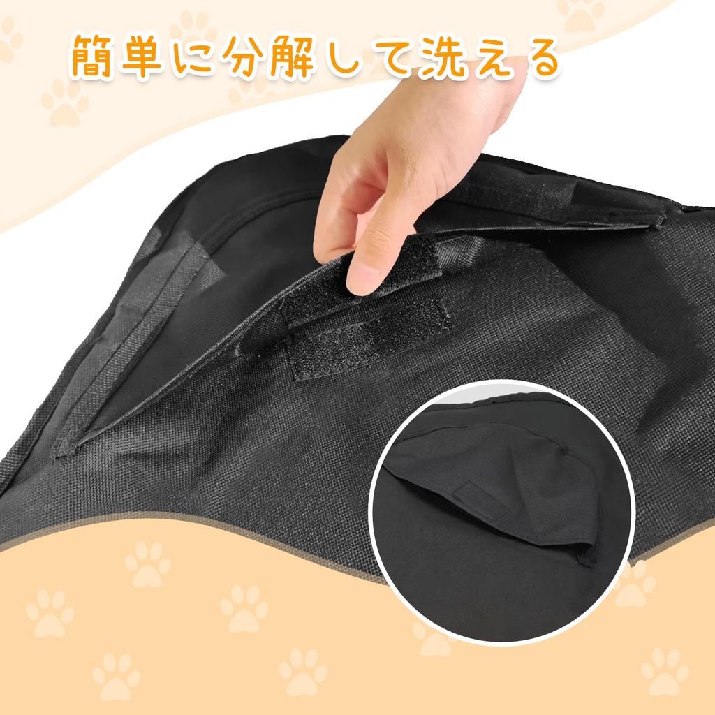 Foldable Dog Bed with Washable Easy and Foldable for Outdoor and Outings Cushion, Assembly, Portable, Activities, Camping, (70x70cm)