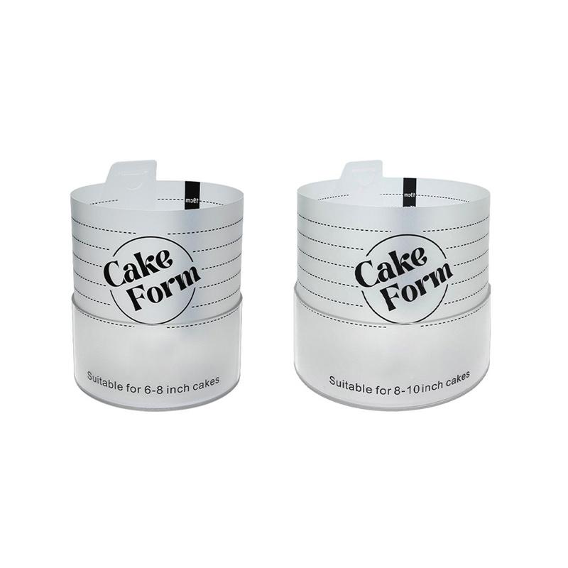 4-10 colių reguliuojamas apvalus torto žiedas, ištraukiamas fondanto įrankis, putėsių torto žiedas, akrilinis apskritimas, kepimo žiedas, torto dekoravimo įrankiai