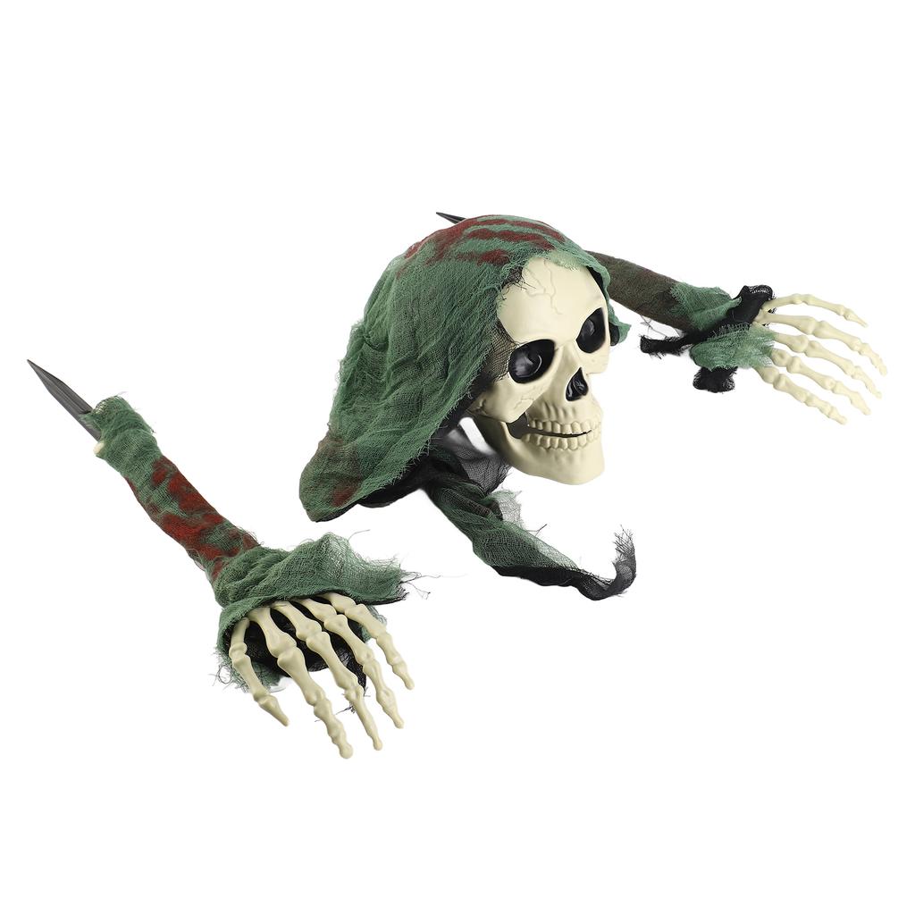Skeleton Stakes Decorations Realistic Simulation Crawling Skull Head Skull Arms Decorations for