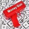 Red/Golden Money Gun Toy Perfect Party Favor for Kids, Birthday Gift,Novelty Cash Spraying Handgun with Random Change Bag,Money Gun Best for Christmas