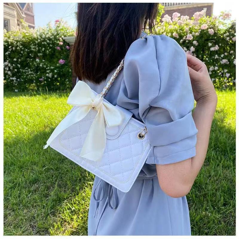 Hundred Chain Women's Bags  Fashion Ladies Shoulder Bags Girls Crossbody Bag Lombard Decoration PU Material