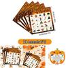 Halloween Theme Bingo Game Set With Call Cards And Decorations For Party Entertainment