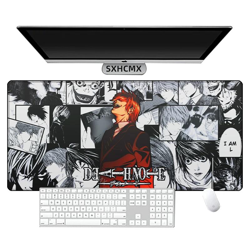 Death Note XL Xmm Anime Podložka pod myš HD Tisk Počítačový Herní Zamykací Zamykací Hrana Podložka pod myš XXL xmm Klávesnice PC Podložka na stůl