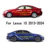 Car TPU/Glossy Mirror Pillar Post Cover Door Trim Window Decorative Sticker For Lexus IS 2013 2014 2015 2016 2017 2018-2024