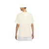 Nike Sportswear Essential Loose Knit Printed Casual Crew Neck T-Shirt Women Tops Coconut-White DH4256-113